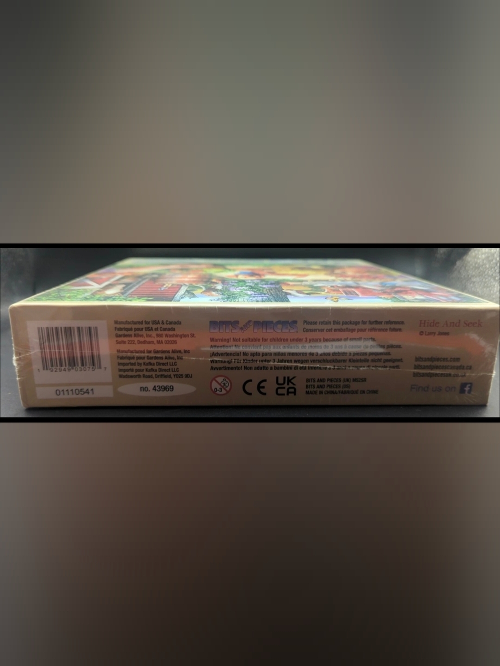 Sealed- Bits and Pieces - 500 Piece Jigsaw Puzzle - Hide and Seek - 18" x 24" - Picture 2 of 6